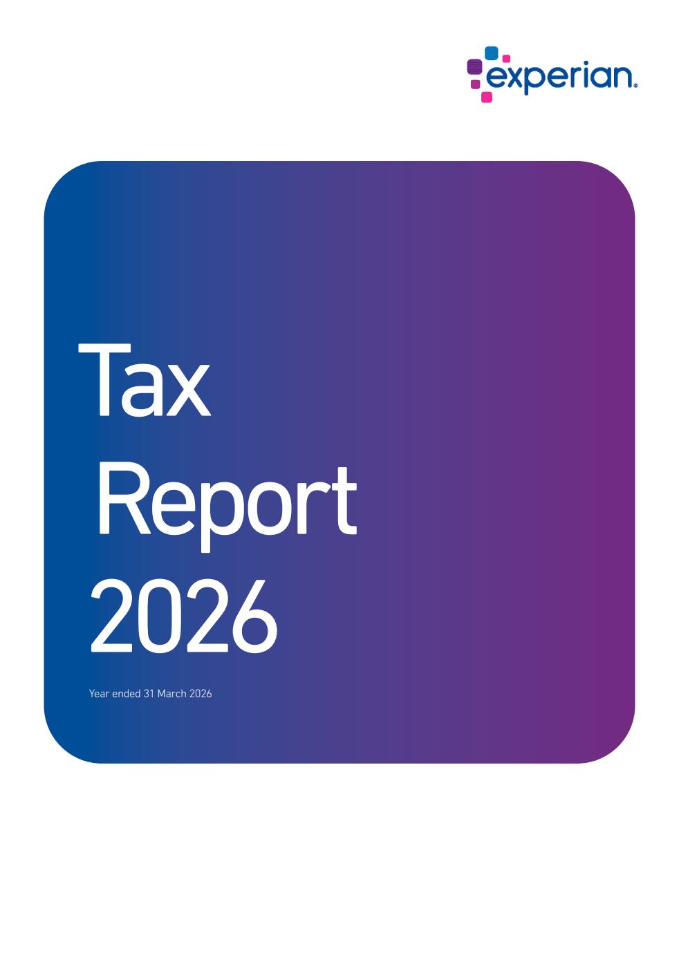 blank - need cover of tax report